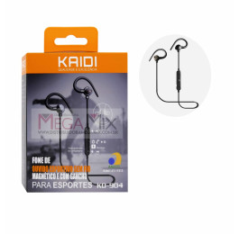 Fone de Ouvido Bluetooth Esportivo KD-904 - Kaidi