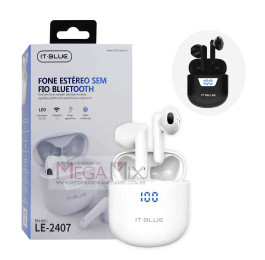 Fone de Ouvido Bluetooth LE-2407 - It-Blue