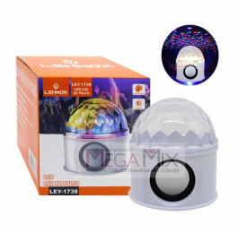 Mini Globo de Luz LED RGB Bluetooth LEY-1738 - Lehmox