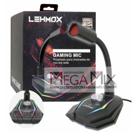 Microfone Gamer de Mesa USB GT-GK3 - Lehmox