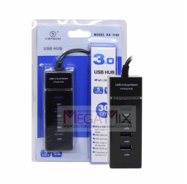 Hub USB 3.0 4 Portas 5GBPS KA-1169 - Kapbom