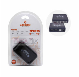 Hub USB 2.0 7 Portas 480Mbps LEY-88 - Lehmox