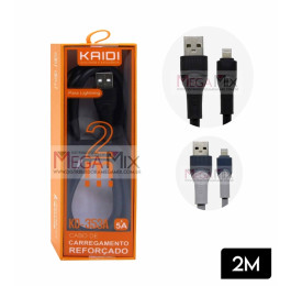 Cabo de Dados USB + Iphone 2M KD-353A - Kaidi