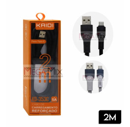 Cabo de Dados USB + Tipo C 2M KD-353C - Kaidi