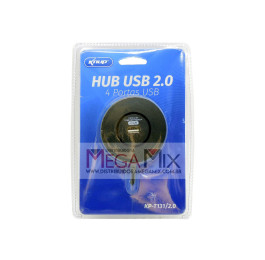 Hub USB 2.0 4 Portas KP-T131/2.0 - Knup