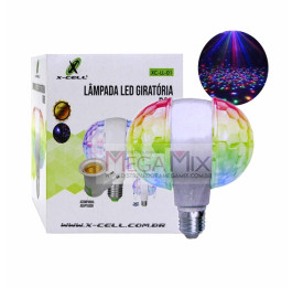 Lâmpada Dupla Giratória LED RGB XC-LL-01 - Xcell