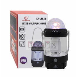 Lanterna Lampião com Globo de Luz KA-L6522 - Kapbom