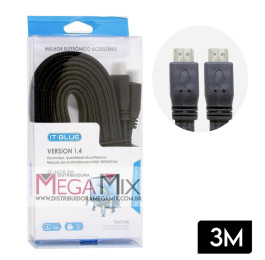 Cabo HDMI + HDMI 3M LE-6614 - Lelong