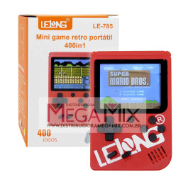 Mini Game Retrô 400 em 1 sem Controle LE-785 - Lelong