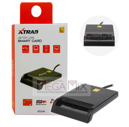 Leitor USB para Certificado Digital Smart Card CNPJ/CPF XT-2161 - Xtrad