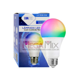 Lâmpada LED RGB 5W com Controle LK-RGB-5W - Luatek