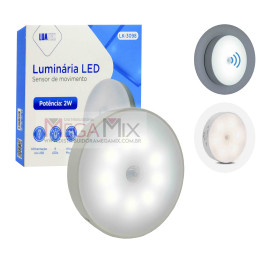 Luminária Led Com Sensor De Movimento Recarregável LK-3098 - Luatek