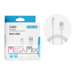 Cabo de Dados USB + Iphone 1M MAX-0305 - It-Blue