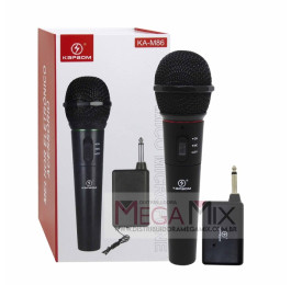 Microfone 2 em 1 (com Fio e sem Fio) KA-M86 - Kapbom