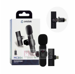 Microfone de Lapela s/Fio para Iphone / Tipo c ON-MC804 - Onistek 