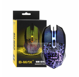 Mouse Gamer com Fio USB 3600DPI BM-614 - B-Max