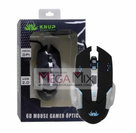 Mouse Gamer com fio USB 4800DPI KP-MU005 - Knup