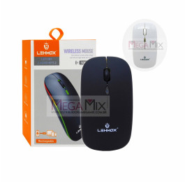 Mouse Bluetooth Sem Fio  Recarregável 1600DPI 2.4GHz LEY-181 - Lehmox