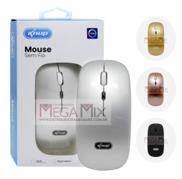 Mouse Sem Fio Recarregável 1600DPI 2.4GHz KP-MU013 - Knup 