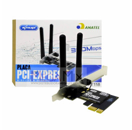 Placa PCI Express Wirelles 300Mbps KP-T118