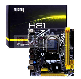 Placa Mãe LGA1150 DDR3 240 Pinos G-H81 - Revenger