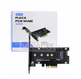 Placa PCIe para SSD M2 NVME KP-AD135 - Knup