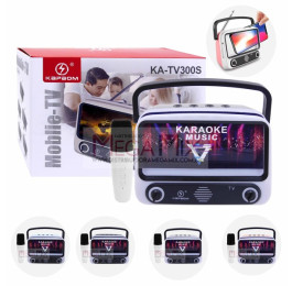 Caixa de Som Bluetooth com Microfone e Suporte para Celular KA-TV300S - Kapbom