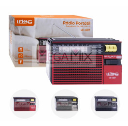 Rádio Portátil FM/AM/SW1-2 LE-607 - Lelong