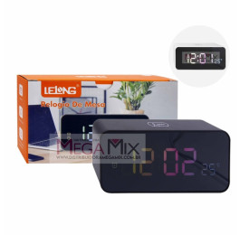 Relógio de Mesa Digital LE-8137 - Lelong