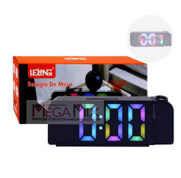 Relógio de Mesa Digital com Projetor LE-8138 - Lelong
