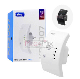 Repetidor de Sinal WI FI WIRELESS 300Mbps KP-3007 - Knup