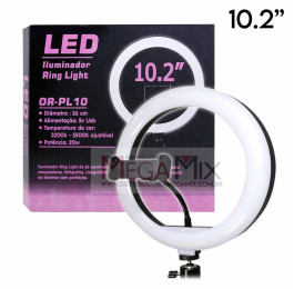 Iluminador Ring Light 10.2'' (sem Tripé) OR-PL10