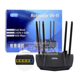 Roteador Wireless 1000 Mbps KP-RW400 - Knup 