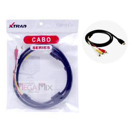 Cabo HDMI + 3 RCA XT-5800 - Xtrad