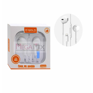 Fone de Ouvido Iphone c/ Microfone  FN-A79 - A'Gold