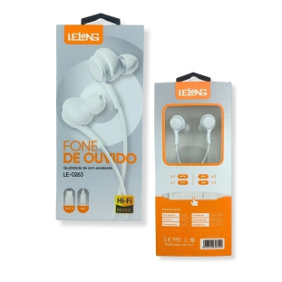 Fone de Ouvido com Microfone Tipo C LE-0263 - Lelong