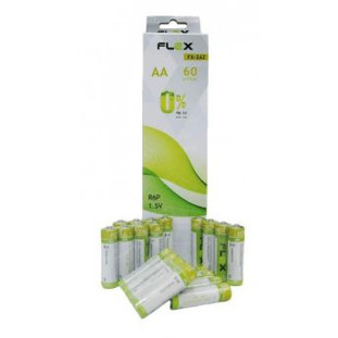 Pilha Zinco AA Tubo c/60 unid. FX-2AZ - Flex