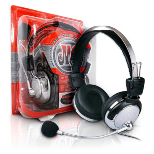Fone De Ouvido com Microfone 2 P2 Prata F-301 