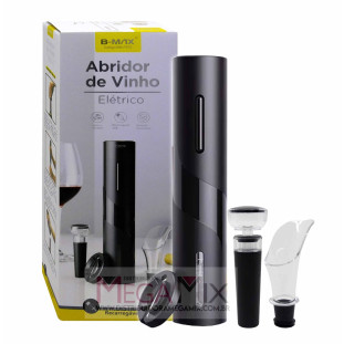Abridor de Vinho Recarregável BM-F975 - B-Max