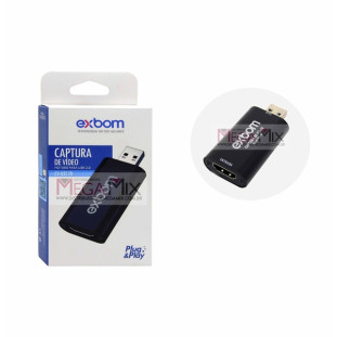 Placa de Captura de Vídeo HDMI para USB CV-U2C70 - Exbom