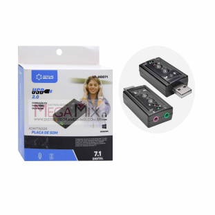 Adaptador para Placa de Som USB 2.0 LT-H0071/ USOM-10 - Lotus