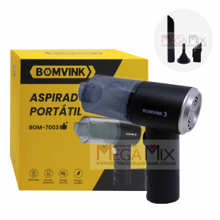 Mini Aspirador Portátil Recarregável BOM-7003- Bomvink
