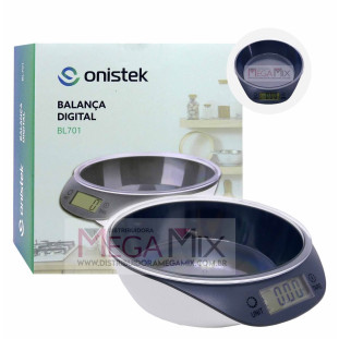 Balança Digital para Cozinha 5Kg ON-BL701 - Onistek