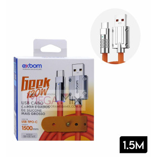 Cabo de Dados USB + Tipo-C 1.5M CBX-U3C16TC - Exbom