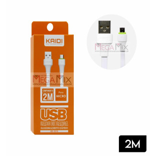 Cabo de Dados USB + Micro USB (V8) 2M KD-331S- 331M- Kaidi 
