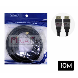 Cabo HDMI + HDMI 10M KP-YP5000- Knup