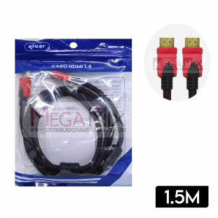 Cabo HDMI + HDMI 1.4 1.5M KP-YP5003- Knup