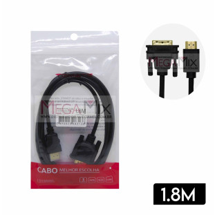 Cabo VGA para HDMI 1.8M MCB-038 - Tomate