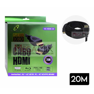 Cabo HDMI + HDMI 20M XC-HDMI-20 - X-Cell