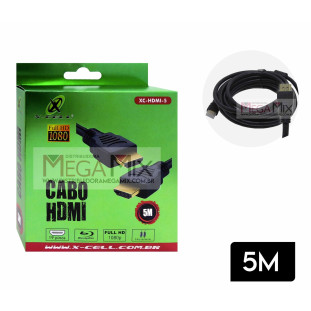 Cabo HDMI + HDMI 5M XC-HDMI-5 - X-Cell